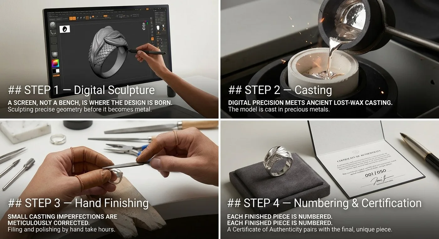 From Screen to Sterling: How a Piece Comes to Life